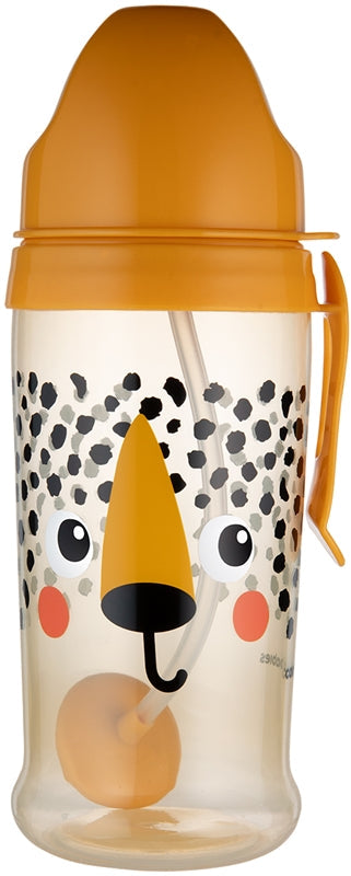 Canpol babies BabiesBoo Sport Cup sportsflaske med sugerør og vekter Gepard 350 ml