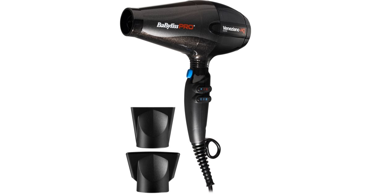 BaByliss PRO Veneziano-HQ Ionic Ultra-Long Hair Dryer Black