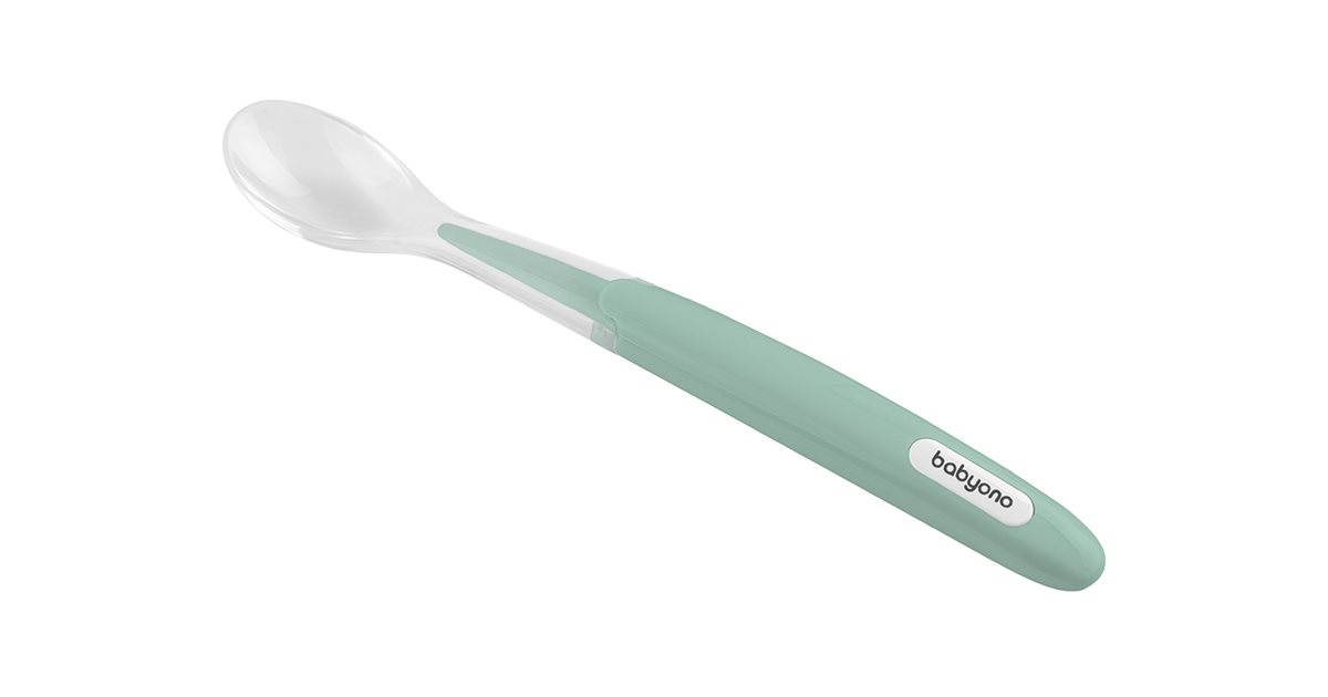 BabyOno Be Active Soft Spoon Cuillère à café à la menthe 6 m+