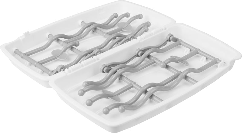 BabyOno Raft pentru uscare sticle Scurgere sticle I. Alb