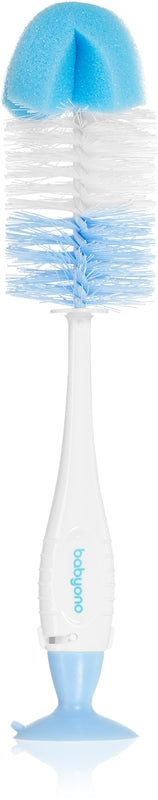 BabyOno Take Care Szczotka do czyszczenia butelek i smoczków 2 w 1 Niebieski 1 szt