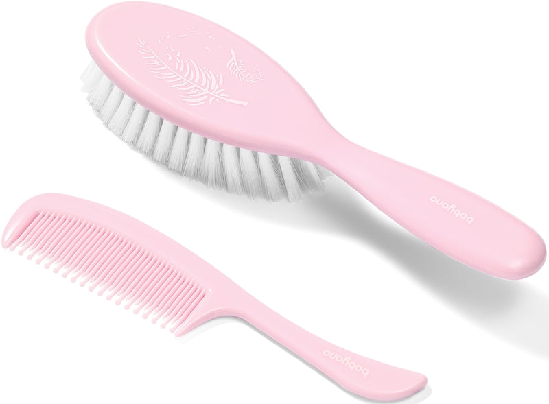 Babyono Take Care Hair Brush and Comb II Set for Babies Mint 1 st