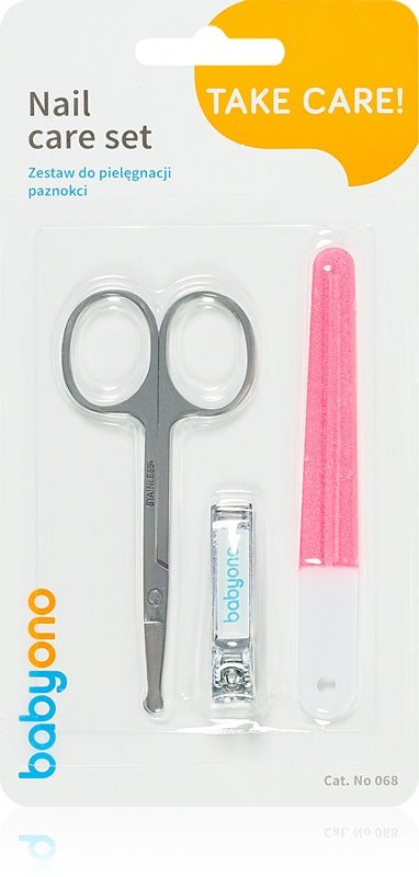 Babyono Set de manichiură pentru copii Take Care Red