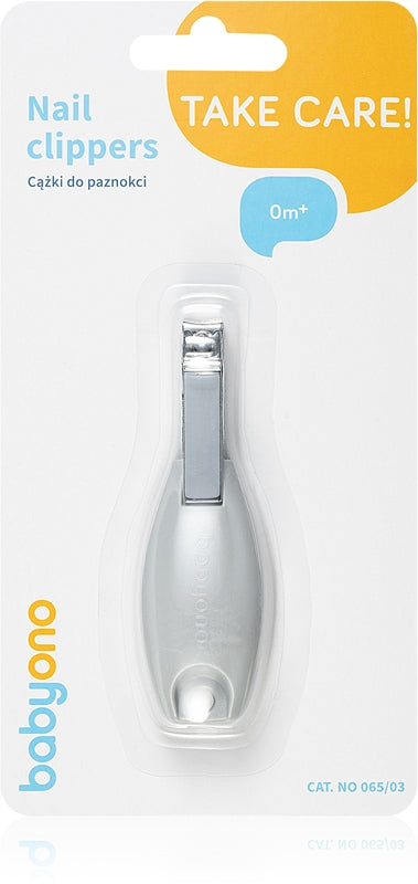 Babyono Pensetă pentru unghii Take Care pentru copii Gri 1 buc