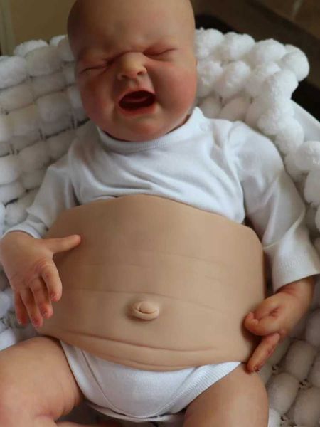 Dolls 18-24inch toy Baby Vinyl Belly Plate Soft Touch LifeLike DIY Part Unpainted Doll AccessorriesL24731