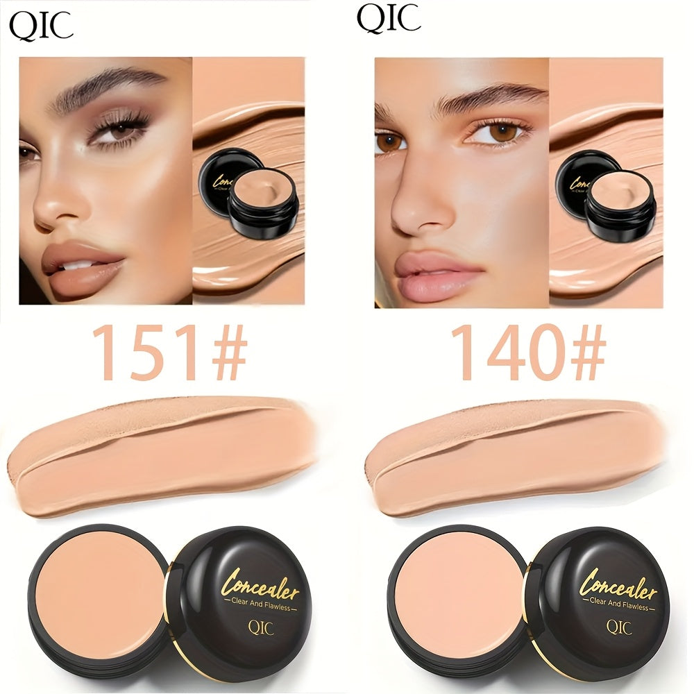 TEMU Qic Full Coverage Invisible Cream - Waterproof, Suitable For Tones, Hides And Dark Spots, Long-lasting, , Plant-based Formula
