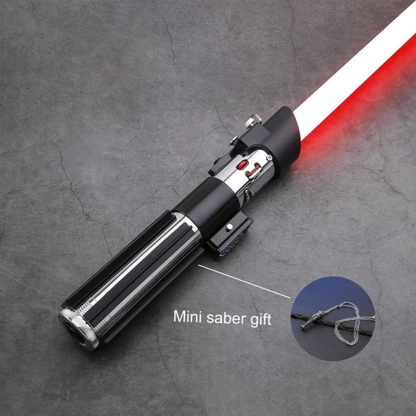 Black Friday Darth Vader EP5 Battle Smooth Swing Metal Lightsaber Power Heavy Duel Skywalker Gift Font Laser Sword W241218