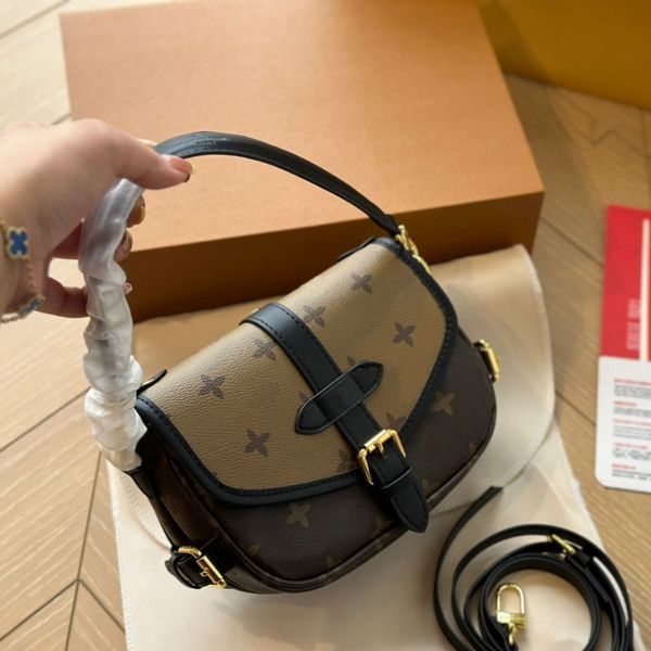 Fashion Crossbody Women Leather Shoulder Bag Designer Saddle Bags Handbag Luxury Brand Woman Totes Purse Wallet Popular Messenger