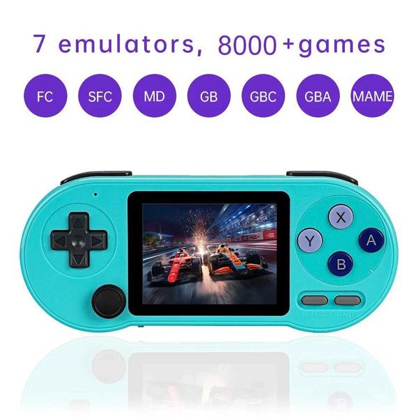 Game machine SF2000 Handheld Game Player 3 inch IPS Sn Portable Video Game Console Built-in 16G 8000+ Retro Games port TV AV Output Z241028