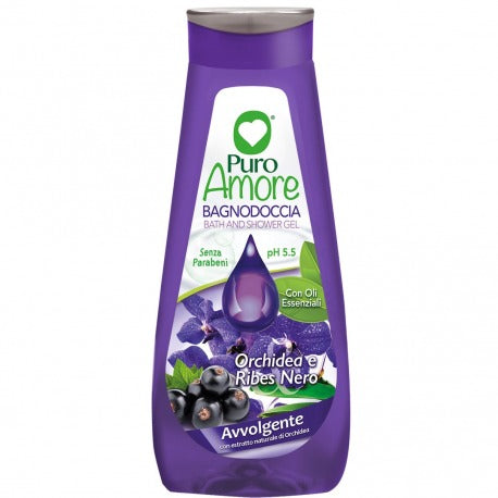 Puro Amore Duschgel – 750 ml - Ph 5.5 – Orchidee und Johannisbeere