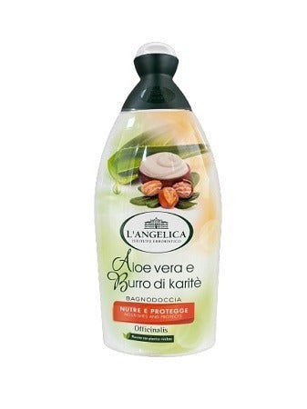 L Angelica Aloe Vera og Shea dusjsåpe 500 Ml