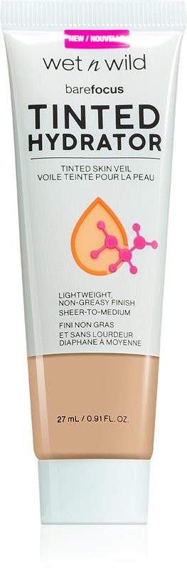 Wet n Wild Bare Focus Hydrator färgad sammanhållande ansiktslotion Medium mörk färg 27 ml