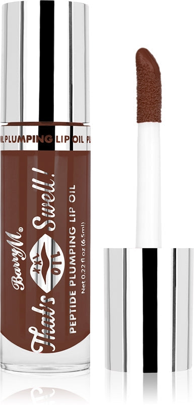 Barry M That's Swell! Peptide olio labbra volumizzante colore Hazelnut Haze 6.5 ml