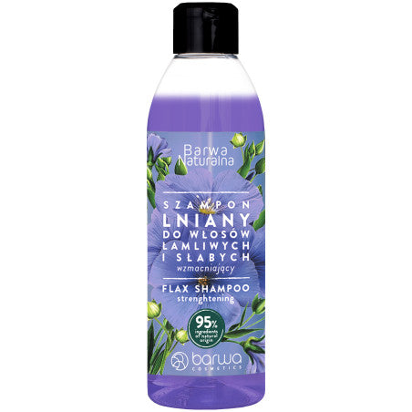 Barwa Naturalna - shampooing fortifiant pour cheveux aux graines de lin, 300 ml