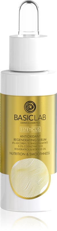BasicLab Dermokosmetyki Esteticus antyoksydacyjne serum-olejek do twarzy 6% witamina C 30 ml