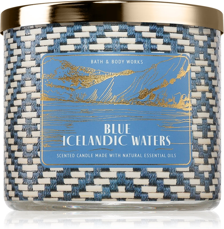 Bath & Body Works Świeca zapachowa Blue Islandic Waters 411 g