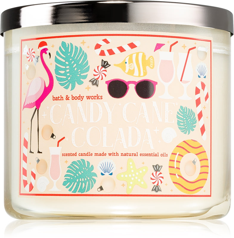 Bath & Body Works Vela perfumada Candy Cane Colada 411 g