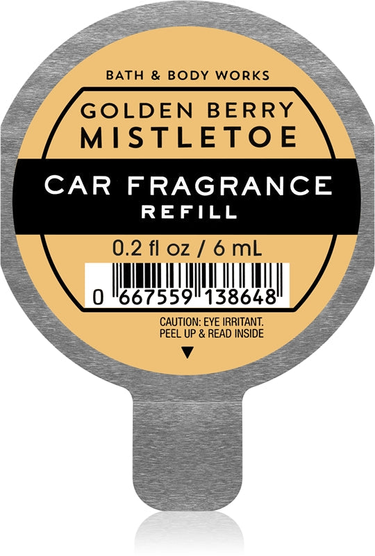 Bath & Body Works Golden Berry Mistletoe Car Air Freshener Refill 6ml