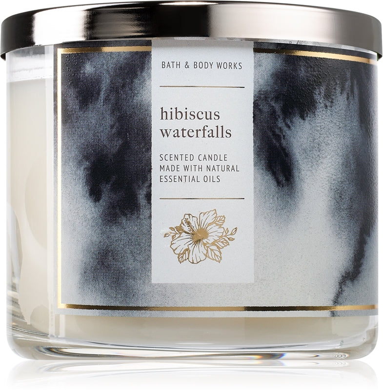 Bath & Body Works Vela perfumada Hibiscus Waterfalls 411 g