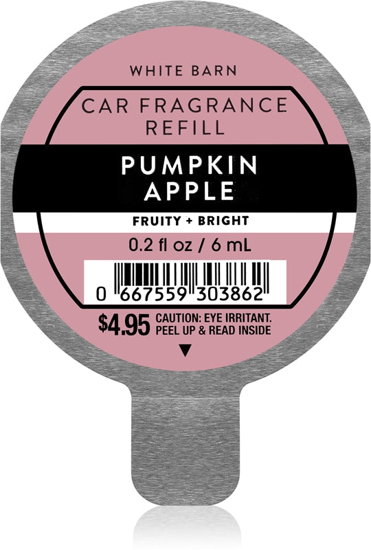 Bath & Body Works Pumpkin Apple Car Air Freshener Refill 6ml