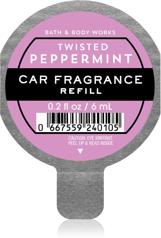 Bath & Body Works Twisted Peppermint Car Air Freshener Refill 6ml