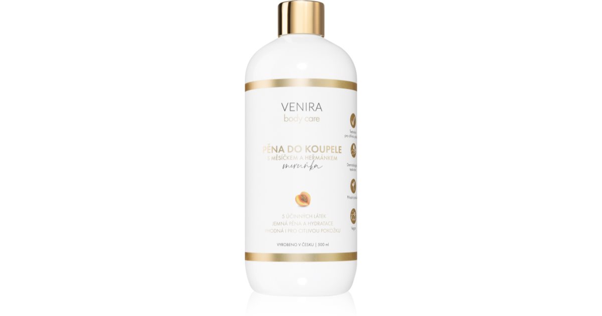 Venira Duschgel med ringblomma och kamomill, aprikos 500 ml