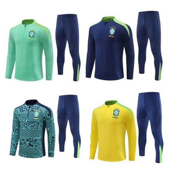 24 25 Portugal tracksuit soccer jersey G.JESUS COUTINHO Camiseta de futbol RICHARLISON 24 -25 Brazil tracksuit football shirt maillot kids k