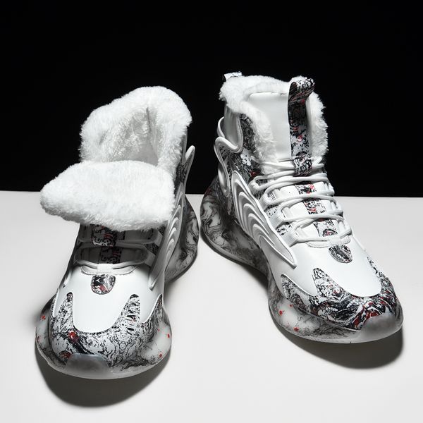 Women&#039;s boots 2025 New Slippers Warm men Shoes Waterproof Non-Slip Plush Male tenis shoes Boots Sneakers Winter