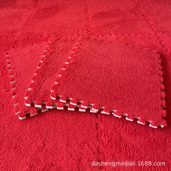 A580 Foam floor mat suede Nordic carpet ins wind _ home bedroom bedside square splicing