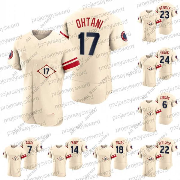 Baseball Jerseys 2022 City Connect Jersey LA 17 Shohei Ohtani 27 Mike Trout 6 Anthony Rendon 34 Noah Syndergaard Matt Thaiss Taylor Ward Dav