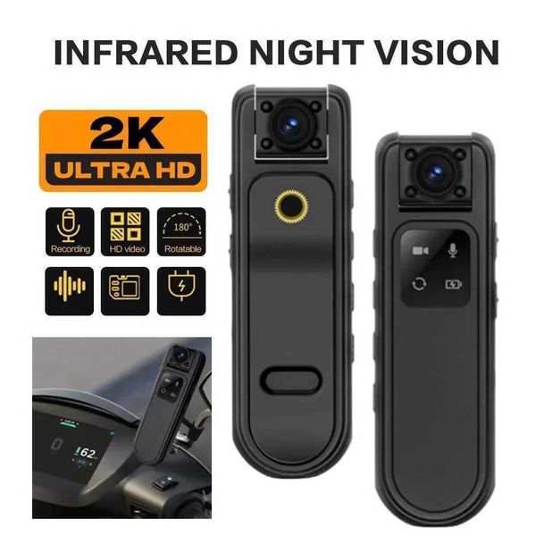 Sports Action Video Cameras Ultra high definition 2.5K portable camera human body camera infrared night vision device mini digital recorder