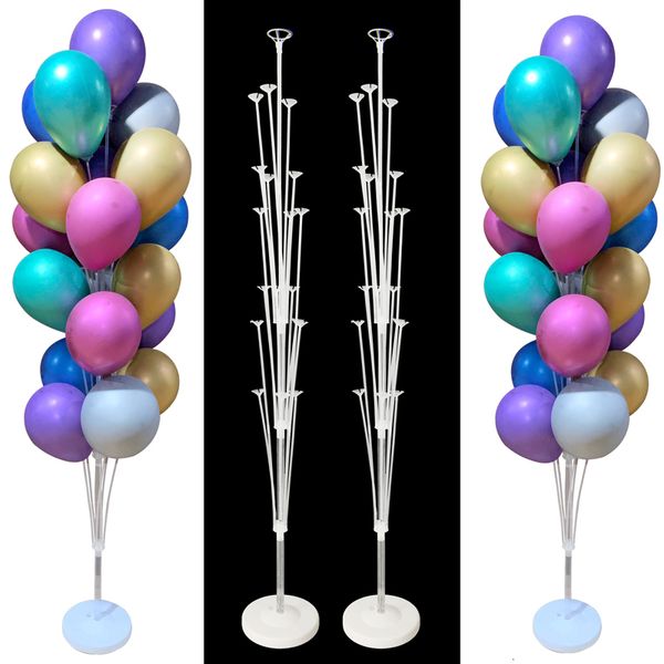 Party Decoration 71319 Tubes Balloon Column Stand Birthday Home Decor Kids Adult Wedding Event 230422