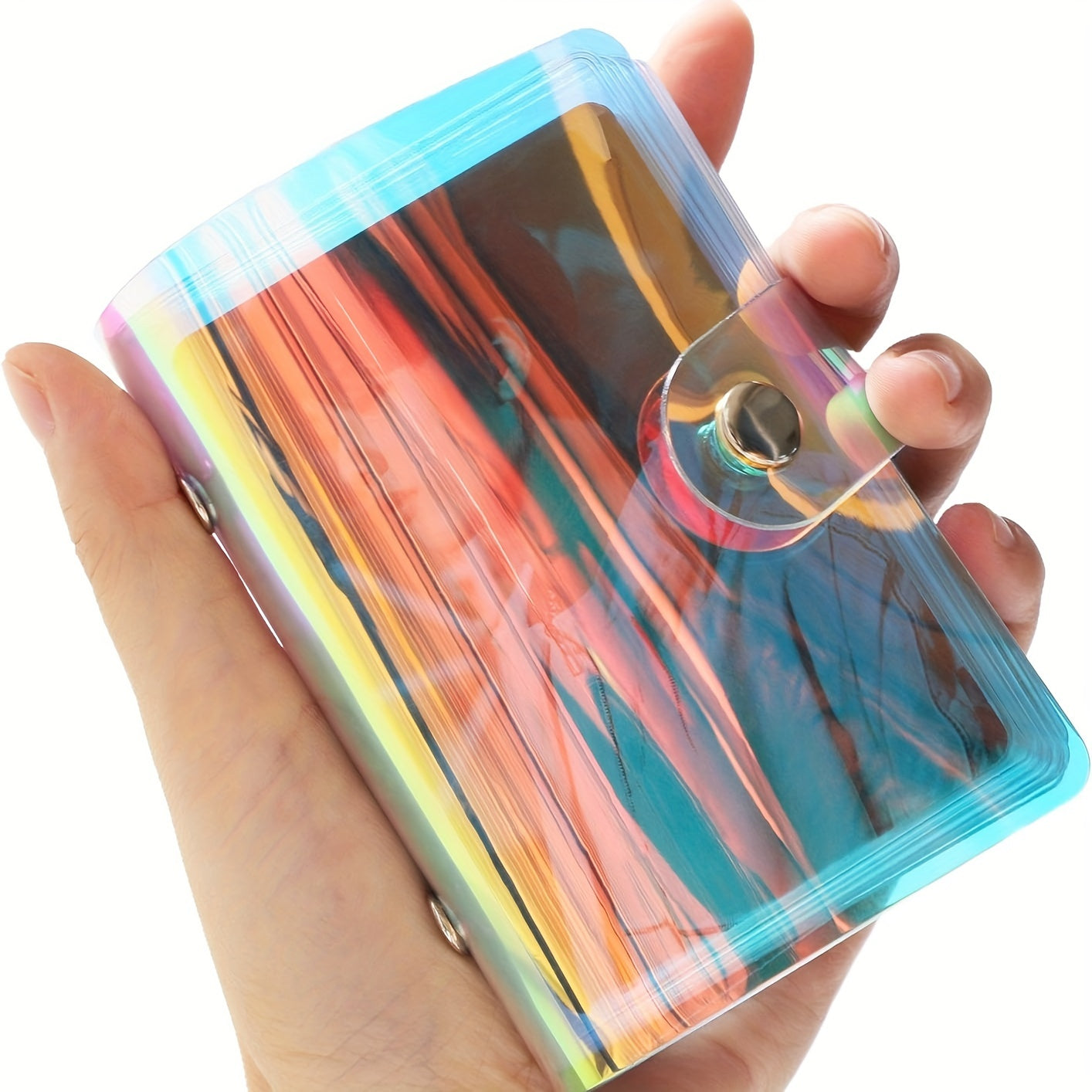 TEMU 1pc Small Photo Album, Can Hold Mini Film, Kpop Photocard Credit Card Holder, 36 Photos Pages, For Wedding Anniversary Graduation Gifts, For