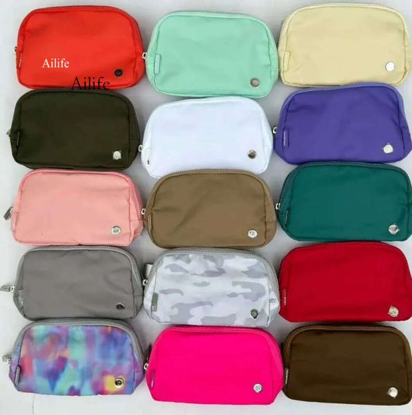 DHL Fashionable Nylon Yoga Belt Bum everywhere lululies lemonly Bag - Portable Fanny Pack for Men & Women with Crossbod 1211