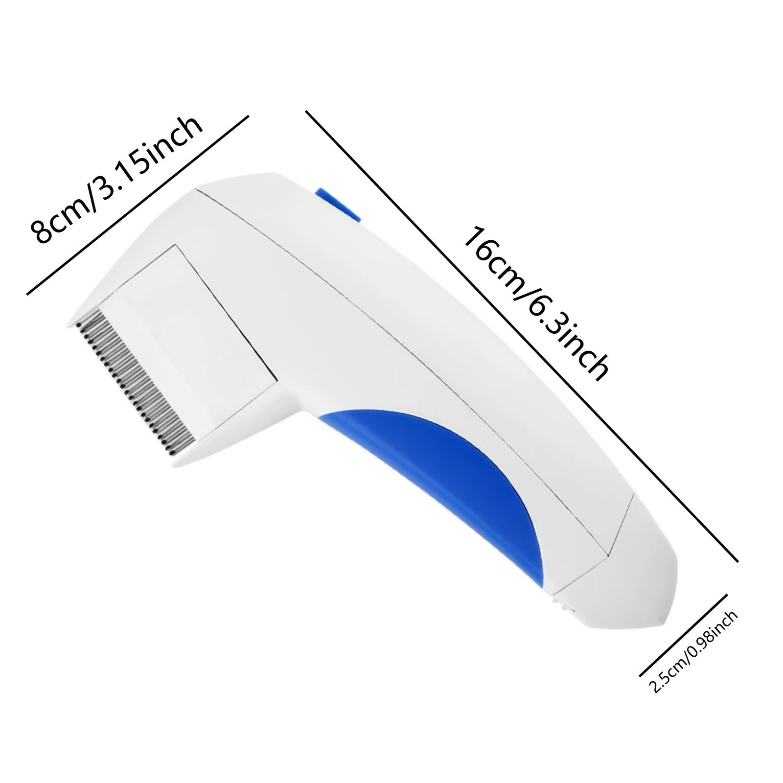 TEMU Electric Pet Flea And Hair Remover Brush For Dogs - Powerful Grooming Tool For Easy Hair Removal