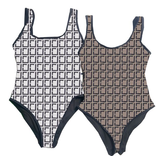 Women One Piece Swimsuit Halter Printed Bikini Beige Swimsuit Khaki Swimsuit For Summer Beach Surfing Quick Dry Bikini