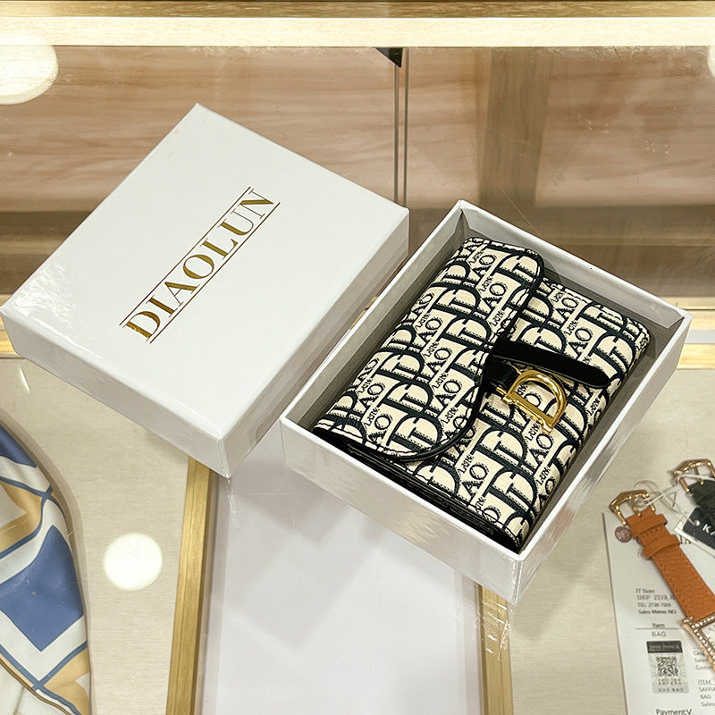 Factory Direct Supply Guangzhou Brand Women&#039;s Bag 25 New Trend Wallet Clutch Fashion Card Holder Women&#039;s Bag D Brand Bag