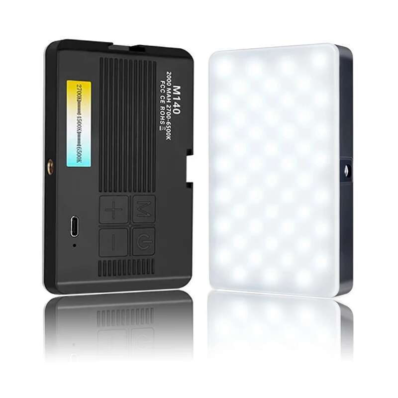 Rechargeable LED fill 3 color temperature modes portable pocket light For cell phones laptops makeup TikTok selfie videos