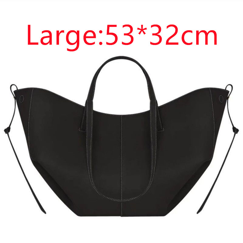 Designer Cyme Tote Bag shoulder bags Full Grain Textured Leather Designer Magnetic Buckle Closure Handbag Women Suede Inner Lining Luxury Large Capa