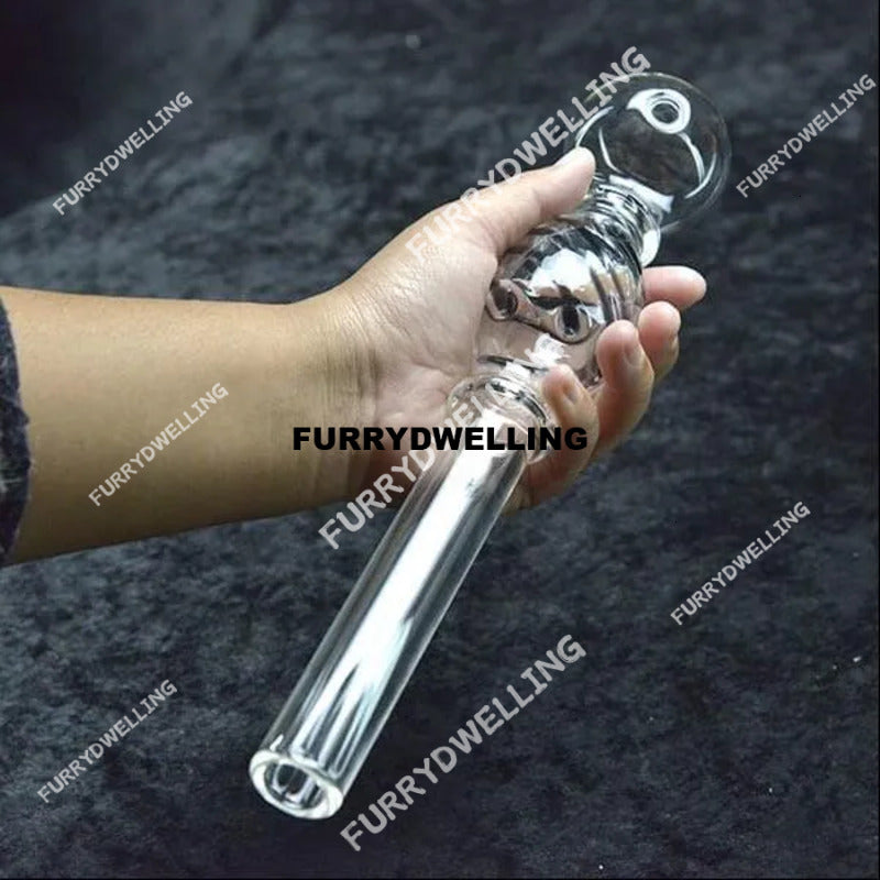 Jumbo Dual Bubbles Oil Burner Smoking 11 Inch Dwe74 Big Size With A Fantastic Capacity Thick Glass Pipe