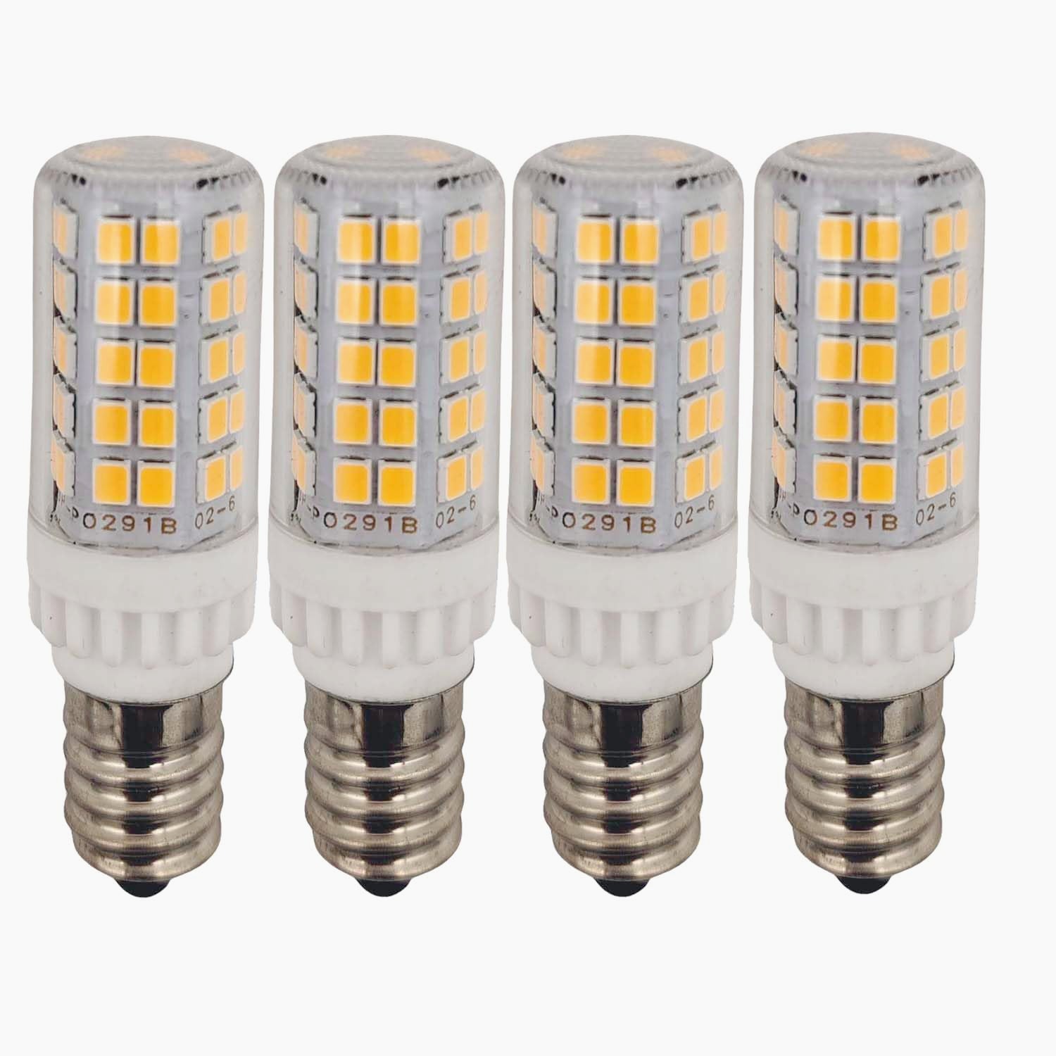 4 Pack LED Microwave Bulb Dryer Light Appliance Salt Refrigerator Sewing Machine Light Incandescent Bulb Warm White