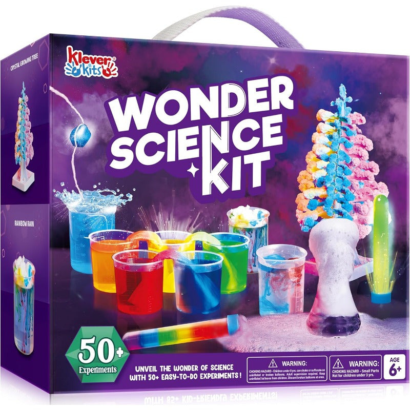 TEMU 50+ Experiments Educational Toy For Kids, Wonder Science Kits, Multi-item Party Favor Packs For Children, Growing Crystal Tree, Stem Activities