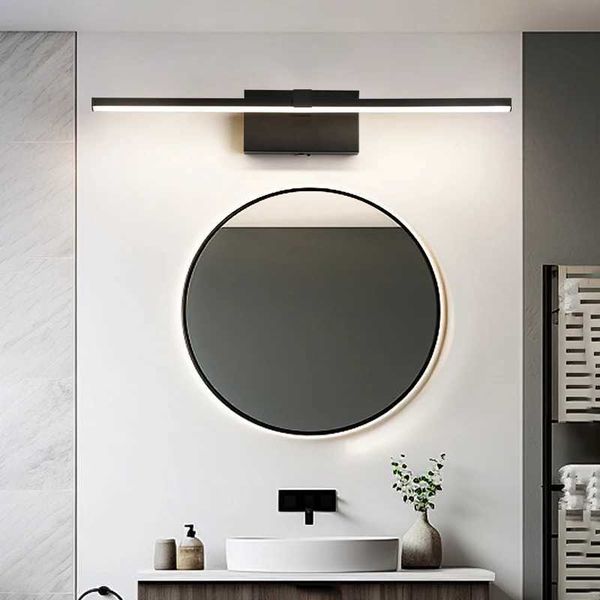 Mirror light LED wall light white strip aluminum light modern indoor toilet light fixture bathroom waterproof makeup B240808