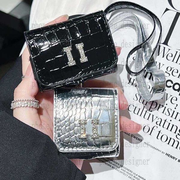 Designer Fashion Patterned Case Womens Classic Letter Airpod 1 2 3 pro Protector Cover Luxury Earphone Accessories with Keychain P0NP