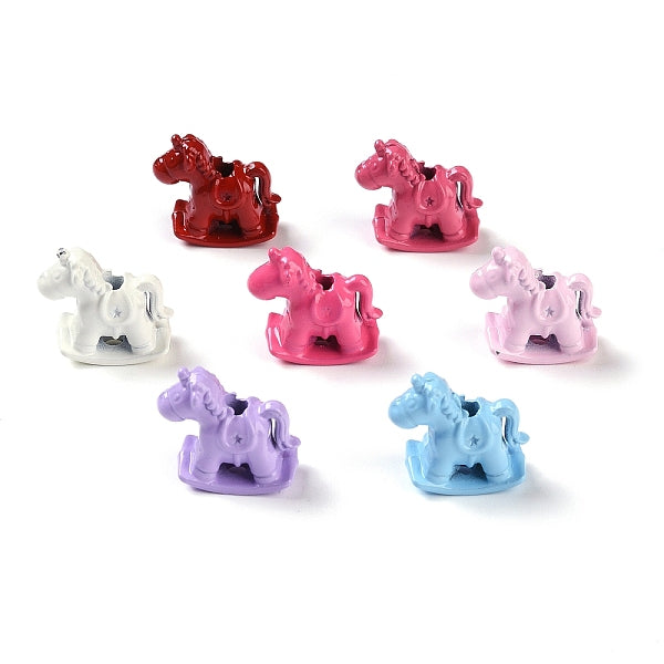 Support de colonne placage perles en alliage peintes par pulvérisation pour la fabrication de bijoux