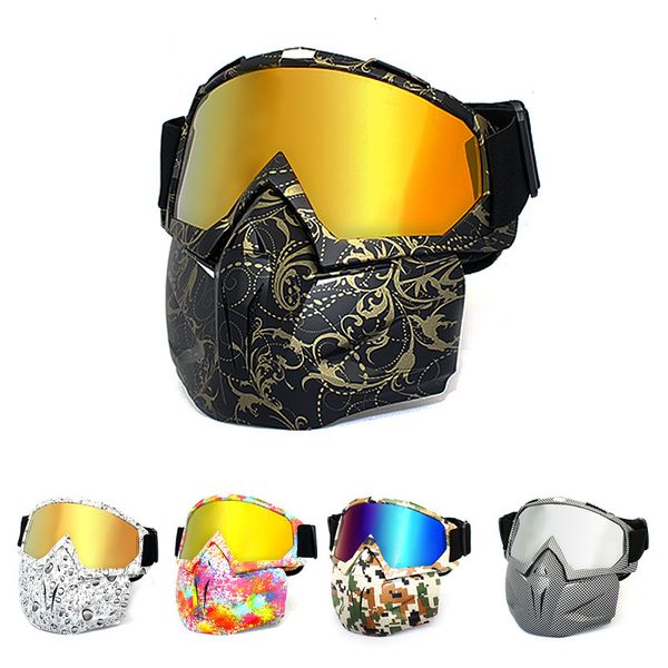Off road motorcycle outdoor riding glasses sports windproof sand bike men&#039;s and women&#039;s face mask goggles hot-selling item