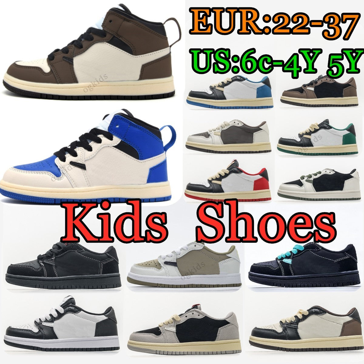 1s kids shoes Basketball Shoe Infants Toddlers youth Sneakers trainer Reverse Mocha Olive Black white Baby Sports boys Athletic trainers 6C 4Y 5Y