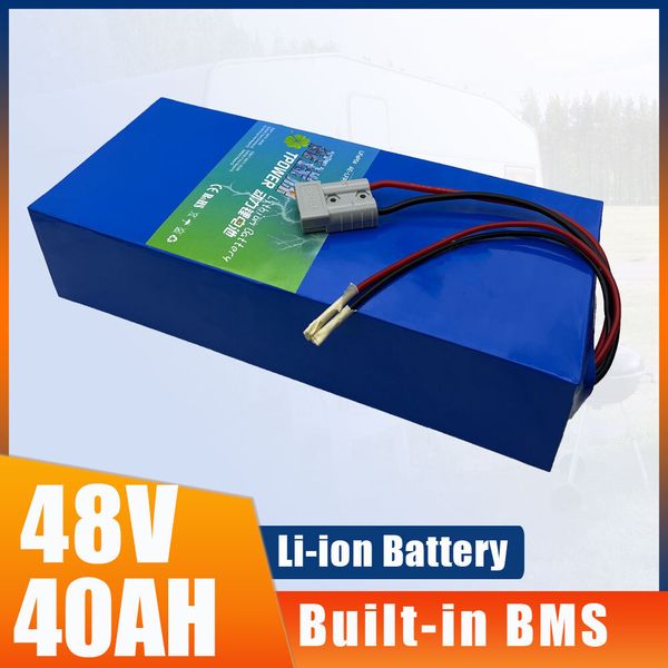 SEENRUY 48V 40AH Li-ion With 13S 100A 150A BMS Lithium Polymer Battery For MotorCycle Electric Surfboard SeaScooter Hydrofoil