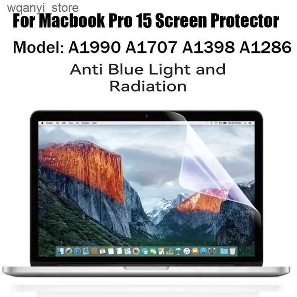 Tablet PC Screen Protectors HD Screen Protector for Macbook Pro 15 Model A1990 A1707 A1398 A1286 Guard Anti-blue Light Anti Radiation Matte