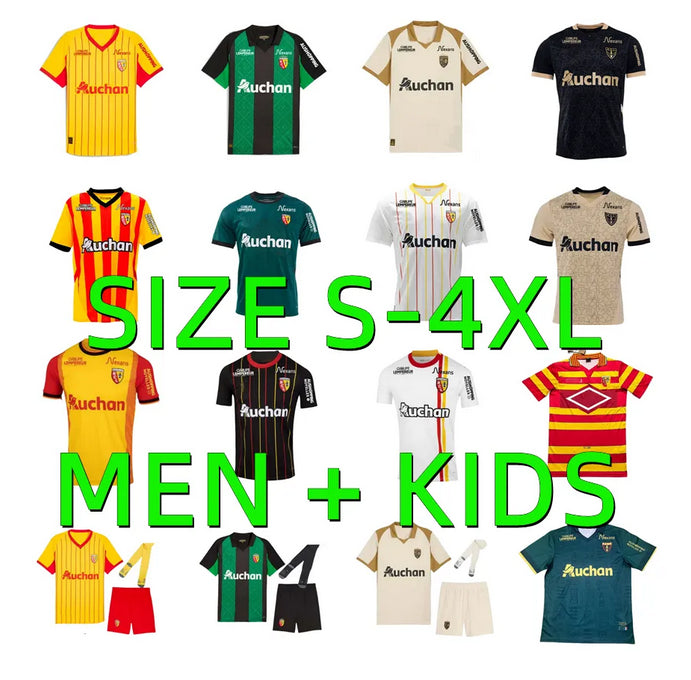 24 25 26 maillot foot RC Lens frankowski soccer jerseys Saint-Barbe special WAHI MEDINA OPENDA GANAGO SOTOCA FOFANA Said FORTES Football Shirts 2025
